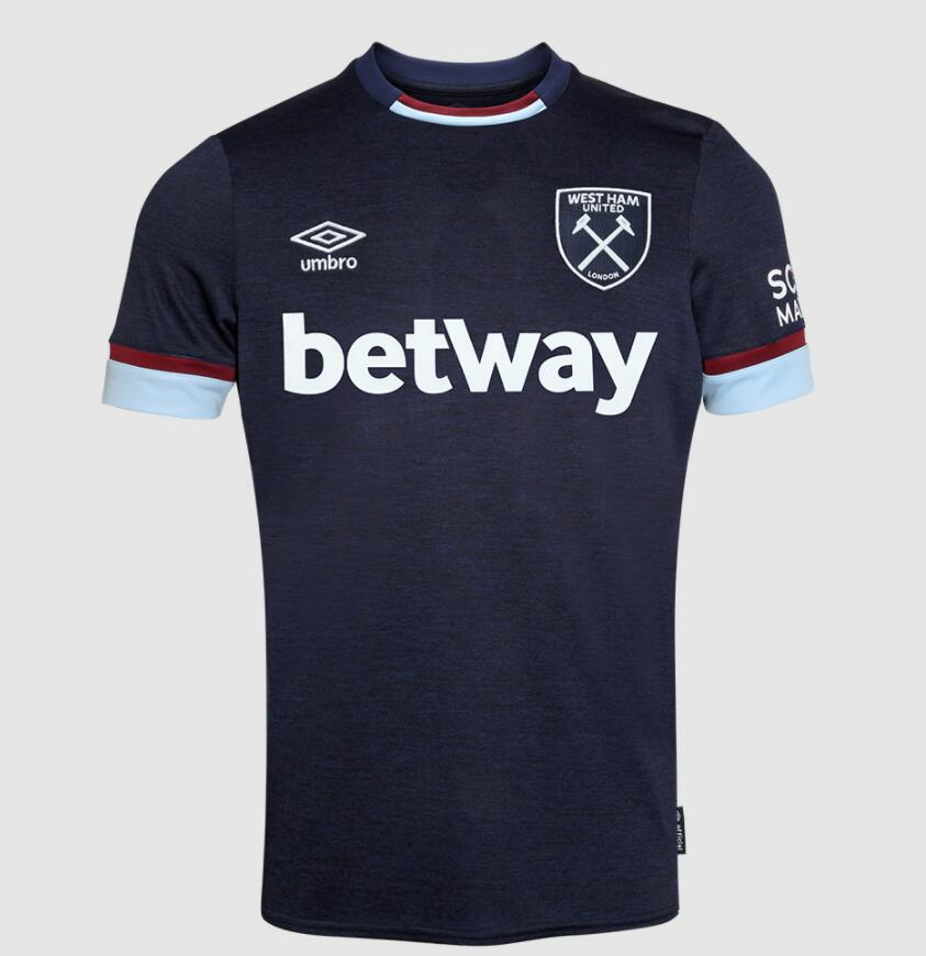 2021/22 West Ham United Football Kit Third Soccer Jersey